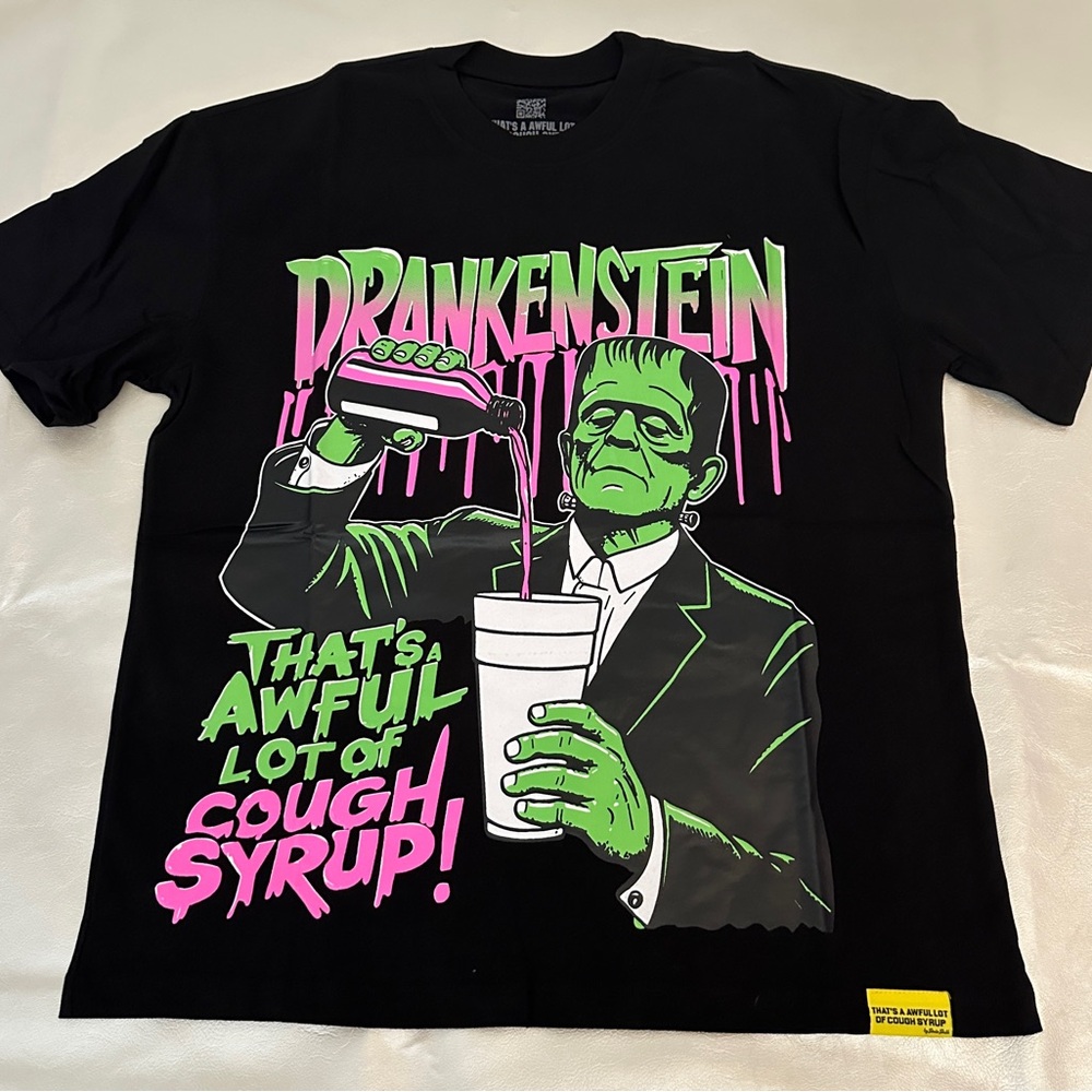 Drankenstein Black Graphic Tee